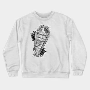 Empire of the Vampire - Graveyards, Fear, Coffin, Spooky Crewneck Sweatshirt